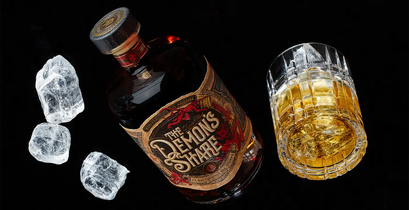 the demon's share rum spirit drink 12 y.o. la recompensa del tiempo 2