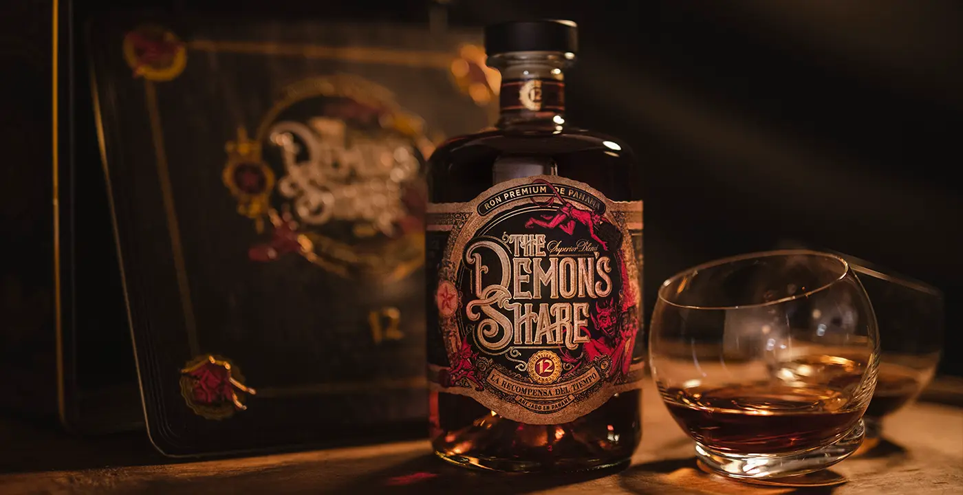 the demon's share rum spirit drink 12 y.o. la recompensa del tiempo 3