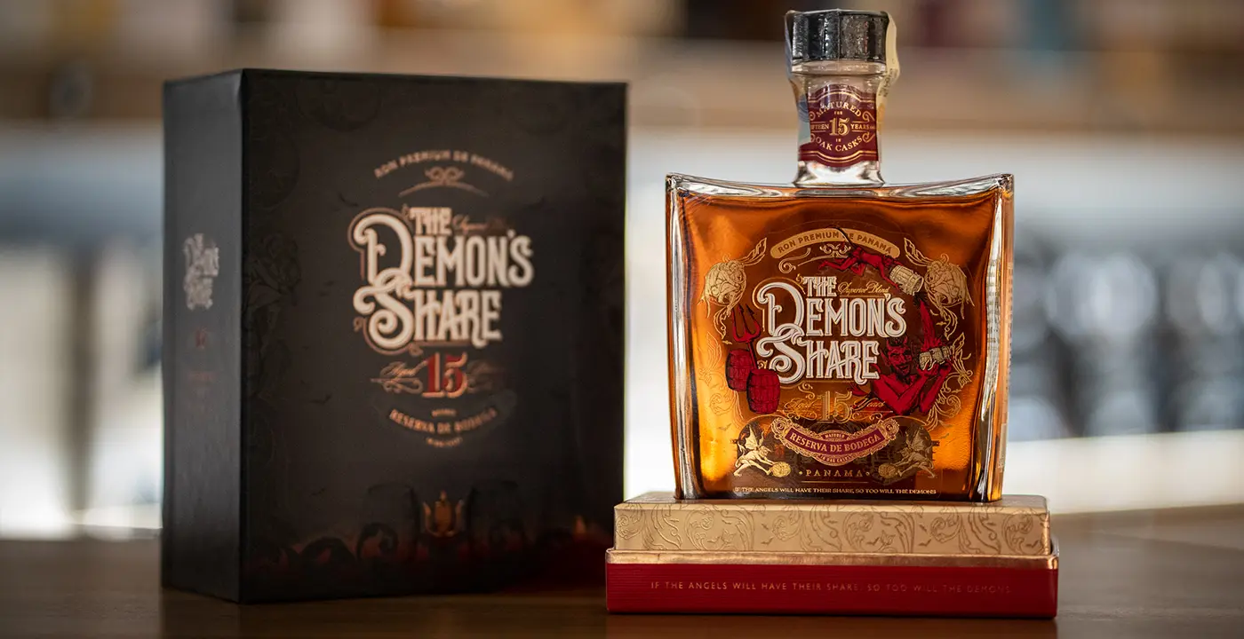 the demon's share rum spirit drink 15 y.o. reserva de bodega