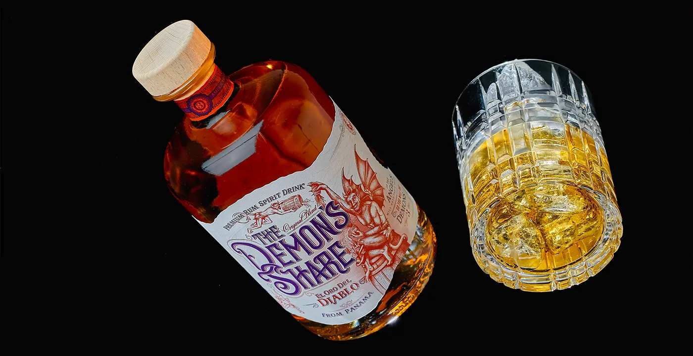 the demon's share rum spirit drink 3 y.o. el oro del diablo