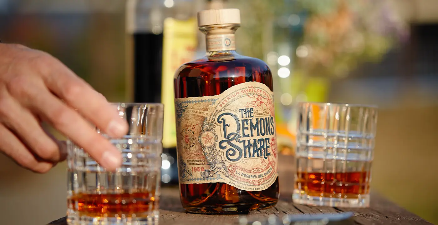 the demon's share rum spirit drink 6 y.o. la reserva del diablo 2
