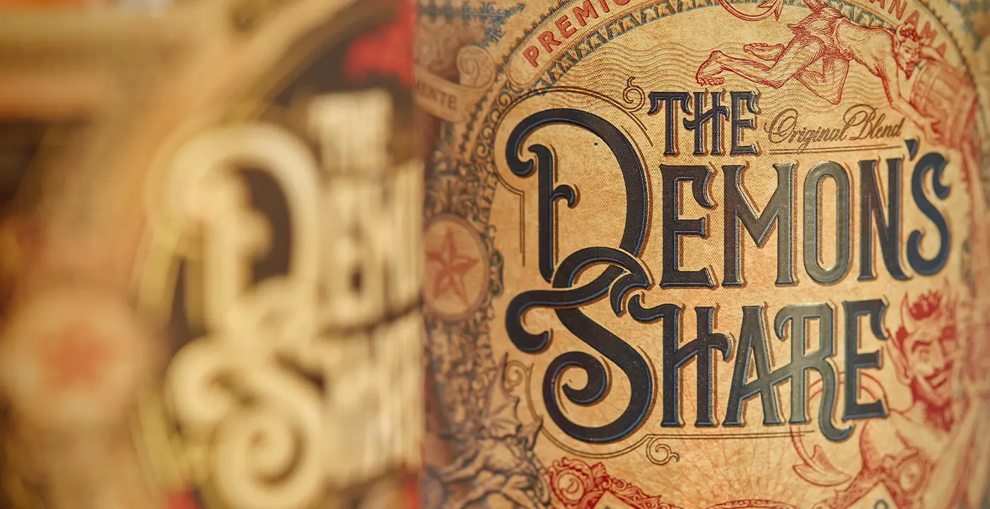 the demon's share rum spirit drink